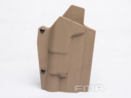 FMA kydexové pouzdro / holster (G-series se svítilnou typu X300), pravé - Písková