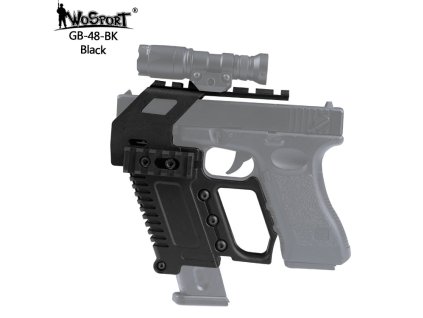 WST taktický kit GB-48 RIS pro G-series pistole - Černá