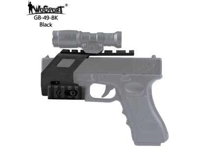 WST RIS montáž kolimátoru GB-49 pro G-series pistole - Černá