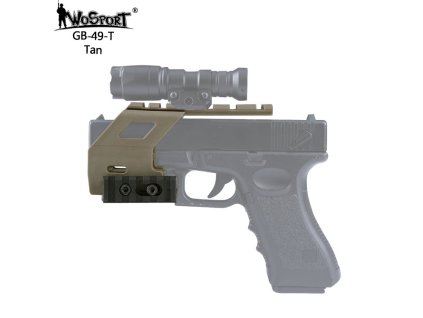 WST RIS montáž kolimátoru GB-49 pro G-series pistole - Písková