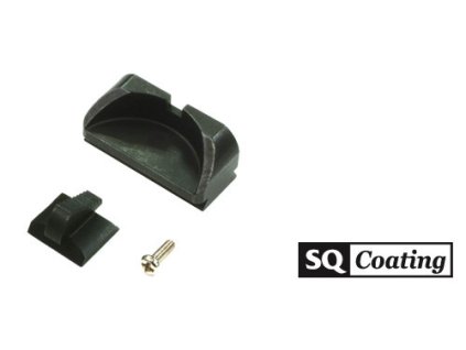 Černá ocelová přední a zadní mířidla pro GBB MARUI DE .50