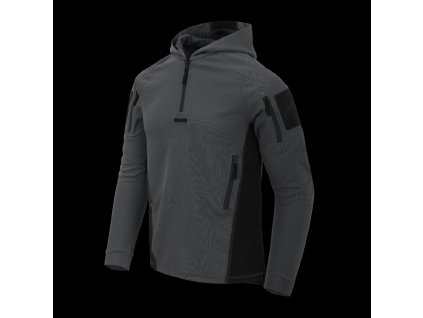 HELIKON mikina RANGE HOODIE TopCool - Šedá/černá