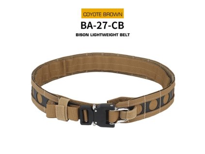 Lehký střelecký opasek BISON s Molle vazbou - coyote