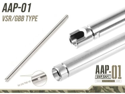AA precizní vnitřní hlaveň AAP-01 GBB, 6,03 mm - 212 mm