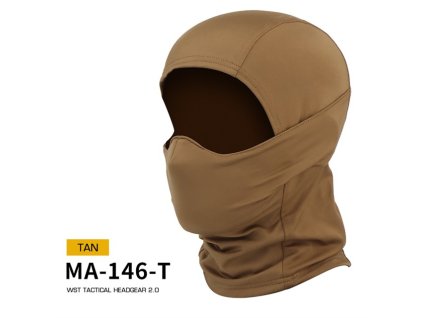 Kukla s gumovou ochrannou maskou WST 2.0 - Písková