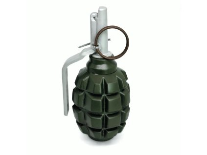 PYROSOFT airsoftový ruční granát Pyro-F1M (křída) - Zelená