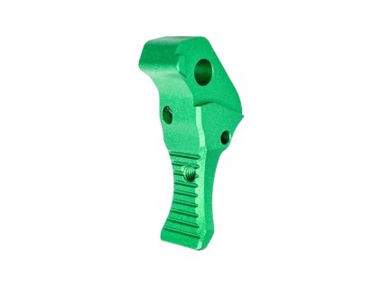 CNC nastavitelná hliníková spoušť CTM FUKU-2 pro AAP-01 - Zelená