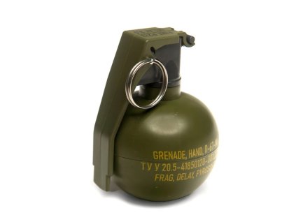 PYROSOFT airsoftový ruční granát P-67M NATO (křída) - Zelená