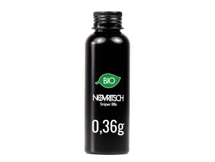 Novritsch SNIPER BBs Premium BIO kuličky 0,36g, 530 BBs - Bílá