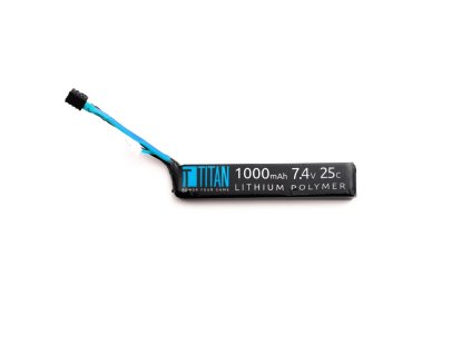 Li-Pol baterie TITAN 7,4V 1000mAh, 25C - Stick (buffer)