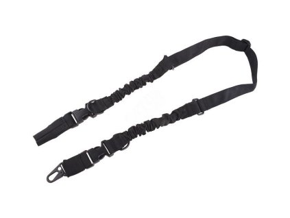 PARTIZAN jednobodový a dvoubodový popruh - Black