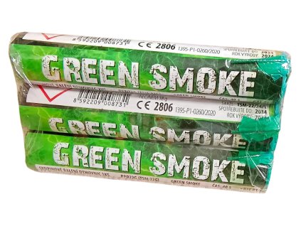 Zelená dýmovnice GREEN SMOKE 3ks