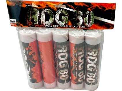 Dýmovnice škrtací oranžová 5ks