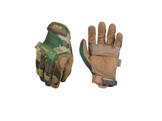 Taktické rukavice MECHANIX (M-pact) - Woodland, model 2017