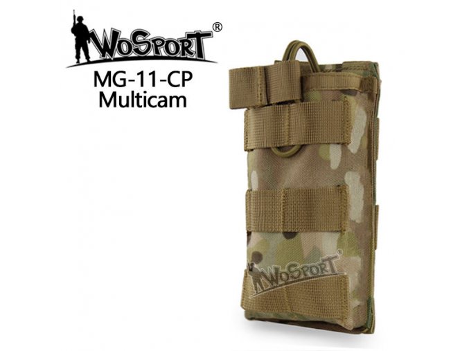 Sumka Single MOLLE na zásobník M4/M16 otevřená - MC