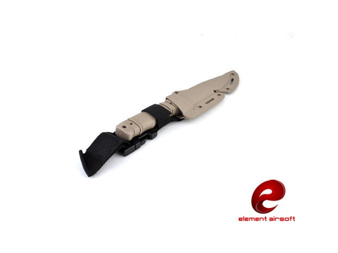 Tréninkový nůž M37 Seal Pup, pískový - plastový