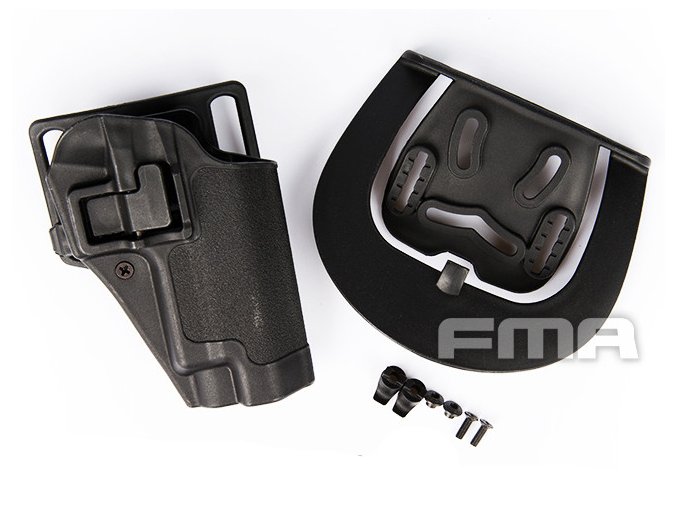 Opaskové plastové pouzdro - holster pro SIG P226/228, černé