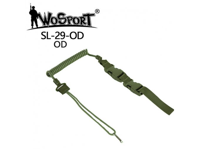 Pojistné lanko SL29 na pistoli - zelené