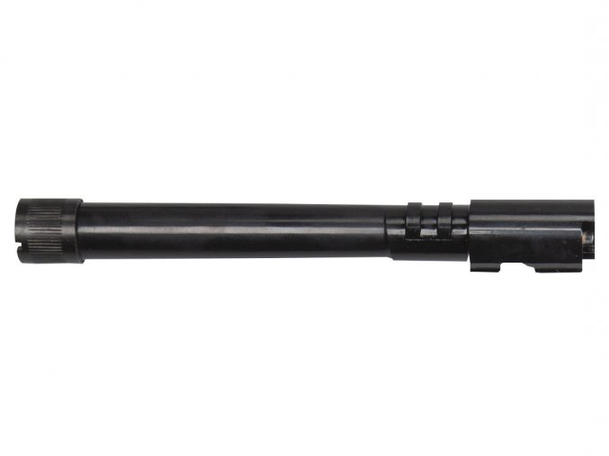 Vnější kovová hlaveň se závitem 14- mm pro ASG CZ-75 Shadow 2 - Černá