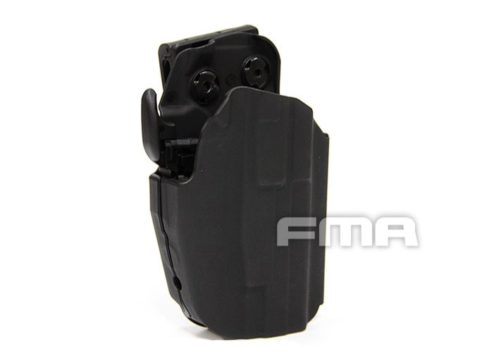 Opaskové plastové pouzdro GLS5 - holster pro GLOCK/M a P 9/MP9 a CZ P-07/09/10, černé