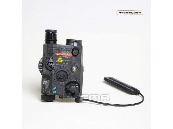 AN/PEQ15 LAB LA5-A - IR LED svítilna plus IR laser, černý