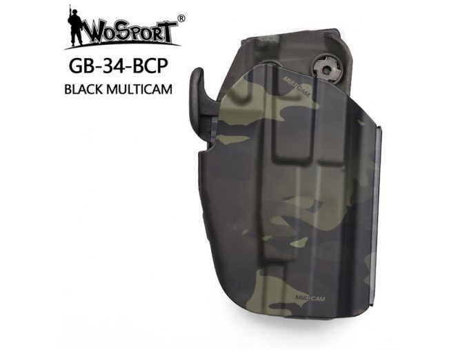 Univerzální opaskové pouzdro GB34 Sub-Compact (Glock 19, USP, CZ Duty) - MC Black