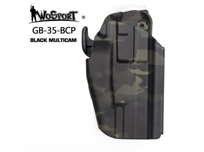 Univerzální opaskové pouzdro GB35 Full size (Glock 17, P226, M92F) - MC Black