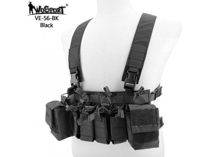 WST Taktický Chest rig D3CRX - Černý