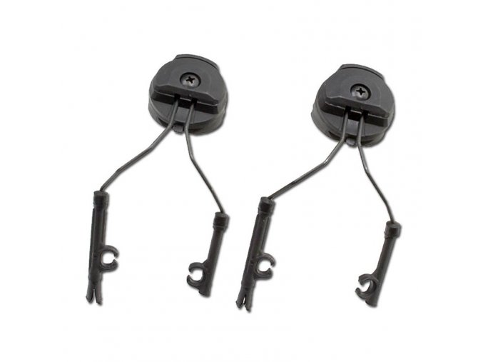 Rail adapter set na helmu pro headset Peltor - černý