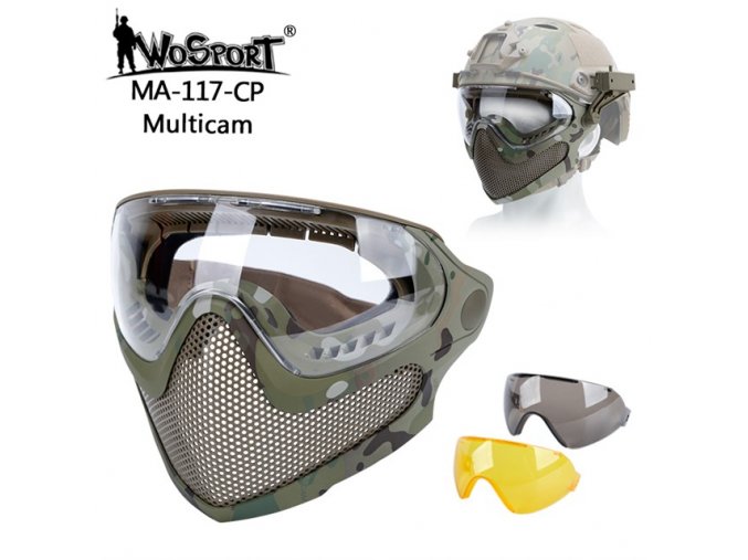 Pilot ochranná maska - MC