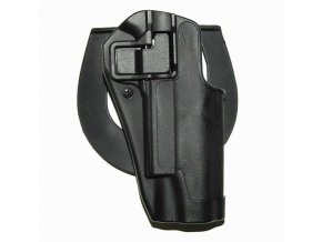 Opaskové plastové pouzdro - holster pro M1911, černé