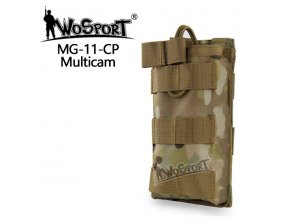 Sumka Single MOLLE na zásobník M4/M16 otevřená - MC