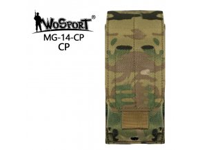 Sumka Single MOLLE na zásobník M4/M16 s chlopní - MC