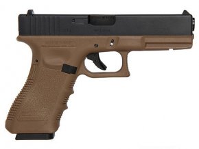 Glock R17 (G001A-T) Gen3, pískové tělo - kovový závěr, blowback