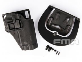 Opaskové plastové pouzdro - holster pro SIG P226/228, černé
