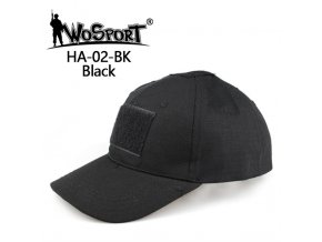 Čepice BASEBALL CAP suchý zip - černá