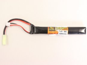 Li-Pol baterie X-Cell 7,4V 1200mAh, 25C - Stick (buffer)