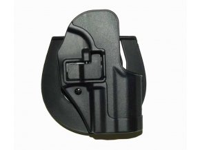 Opaskové plastové pouzdro - holster pro USP a CZ P-09, černé