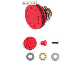 Polykarbonová hlava pístu s kuličkovým ložiskem