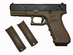 Glock R18C (G002B-T) Gen4 - kovový závěr - pískový, blowback