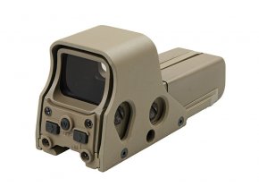 WE Kolimátor 552 červený/zelený bod, (kopie EOTECH), pískový