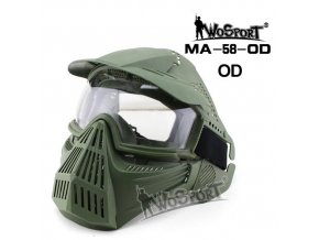 Precizní ochranná maska Transformers Leader V1, zelená