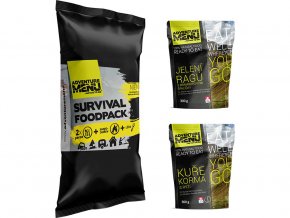 Survival foodpack IV - Jelení ragů plus Kuře Korma