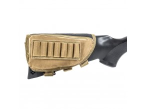 black river buttstock shotgun shell holder tan 53716