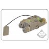 FMA AN/PEQ15 LA-5 IR upgrade verze (LED svítilna, IR přísvit, zelený laser) - Písková