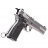 WE GBB plynová pistole Browning Hi-Power MK3 - Stříbrná