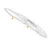 Leatherman nůž SKELETOOL(R) KBX - Stříbrná