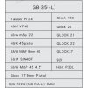 Univerzální opaskové pouzdro GB35 Full size (Glock 17, P226, M92F) - Černá