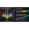 AceTech nasvětlovací tlumič Bifrost (barevná imitace výšlehu) - Černá