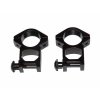 STRIKE montážní kroužky pro 25mm puškohled, vysoké - Černá